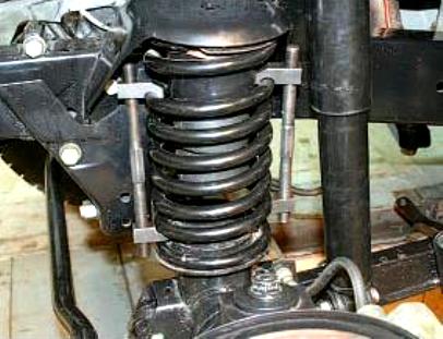 Замена буфера сжатия передней подвески УАЗ Патриот