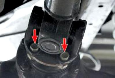 Проверка карданной передачи