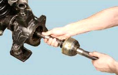 Снятие и установка главной передачи  переднего моста УАЗ Патриот