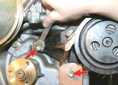 Снятие и установка насоса охлаждающей жидкости УАЗ Патриот