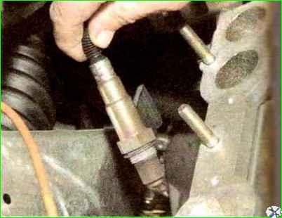 Замена управляющего датчика концентрации кислорода