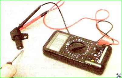 Проверка датчика положения коленчатого вала