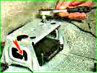 Extracción del control remoto