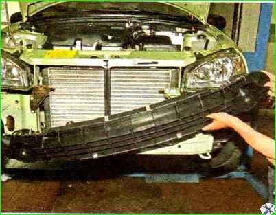 Алдыңғы бамперді алу