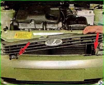 Алдыңғы бамперді алу