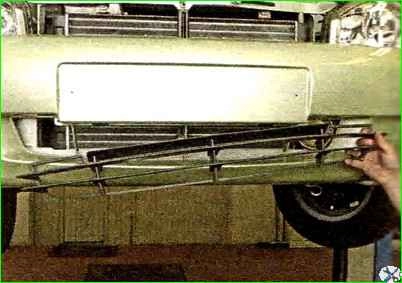 Алдыңғы бамперді алу