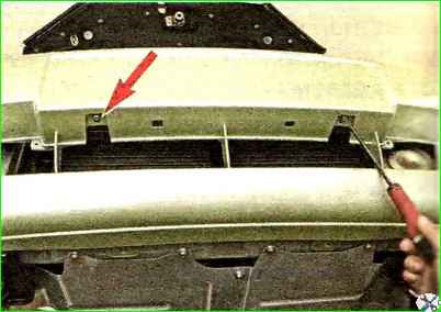 Entfernung der vorderen Stoßstange