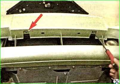 Алдыңғы бамперді алу