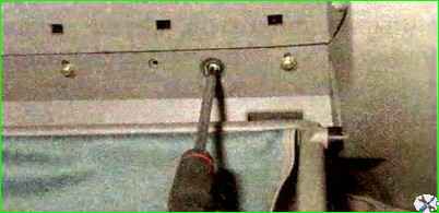 Снятие и установка панели приборов