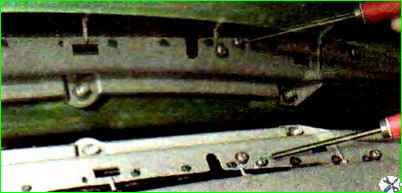 Снятие и установка панели приборов