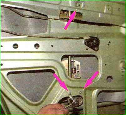 Замена механизма стеклоподъемника задней двери