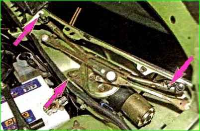 Sustitución de la caja de cambios del limpiaparabrisas