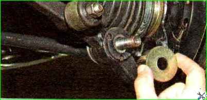 Замена растяжки и кронштейна подвески