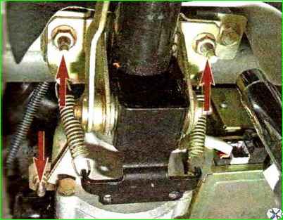 Снятие рулевой колонки с электроусилителем