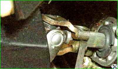 Снятие рулевой колонки с электроусилителем