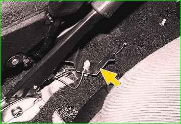 Reparatur des Feststellbremshebels