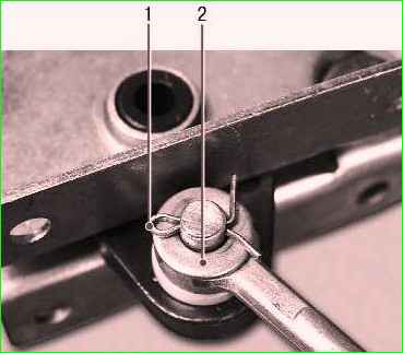 Reparatur des Feststellbremshebels