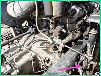 Снятие и установка дизеля Камаз