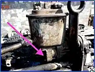 Разборка дизеля автомобиля КамАЗ