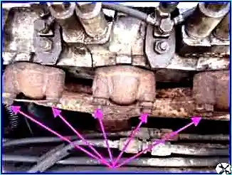 Разборка дизеля автомобиля КамАЗ