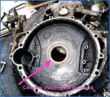 Замена сальника коленвала Камаз