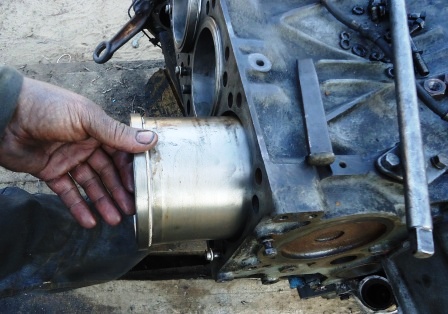 Установка гильзы двигателя Камаз