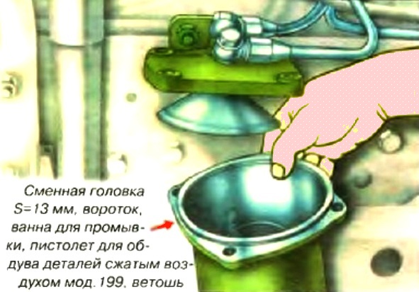 Rinse fuel pre-filter