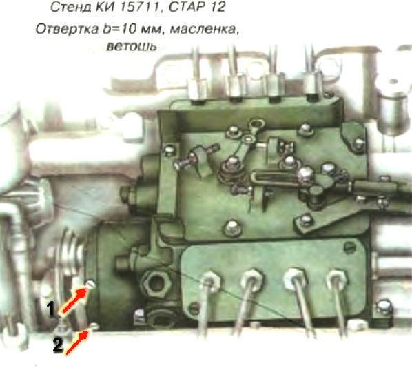Check on the bench, troubleshoot and maintain the injection pump