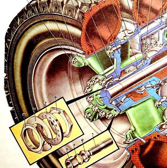 Ступица заднего колеса Камаз