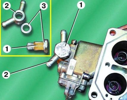 Снятие, разборка и регулировка карбюратора К-151
