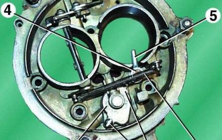 Снятие, разборка и регулировка карбюратора К-151