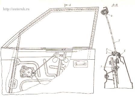 Замена троса стеклоподъемника