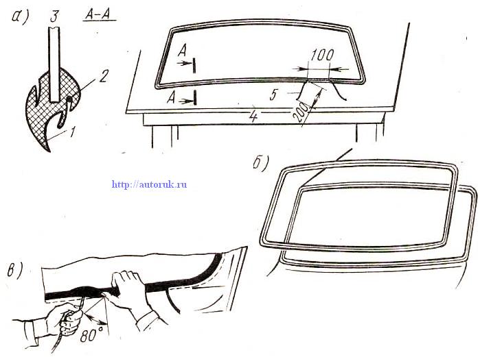 установка стекла
