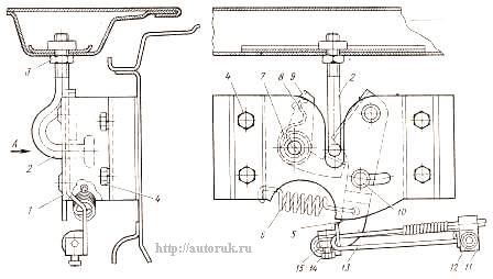 Замок капота
