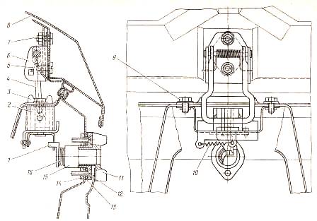 замок багажника