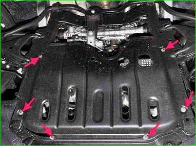 Замена правой опоры подвески двигателя К4М