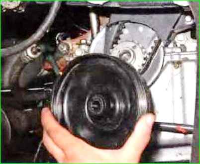 Проверка и замена ремня ГРМ двигателя K7M