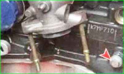 Проверка и замена ремня ГРМ двигателя K7M