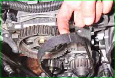 Проверка и замена ремня ГРМ двигателя K7M