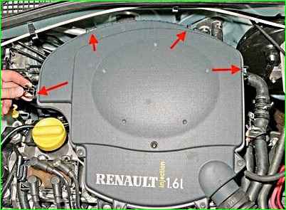 Замена элемента воздушного фильтра