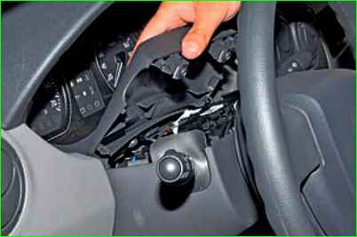 How to remove the steering column switch Lada Largus