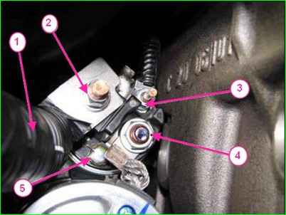 Как снять стартер автомобиля Лада Ларгус