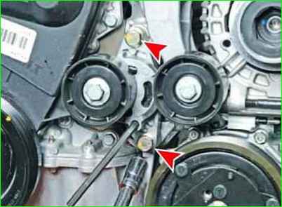 Как заменить ремень генератора автомобиля Лада Ларгус двигатель K7M