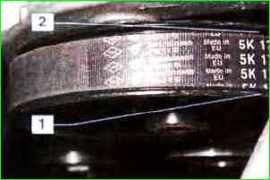 Как заменить ремень генератора автомобиля Лада Ларгус двигатель K7M