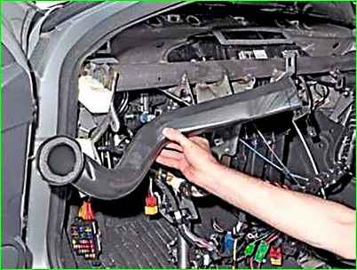 Снятие и установка отопителя автомобиля Лада Ларгус