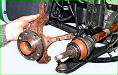 Как заменить подшипник передней ступицы Лада Ларгус