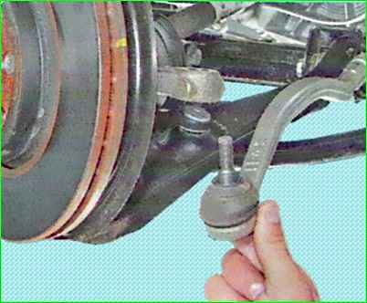 Replacing the tie rod end