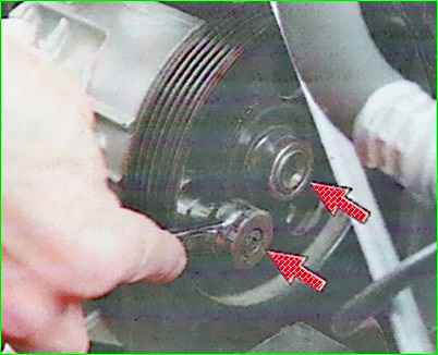 Как заменить насос ГУР автомобиля Лада Ларгус