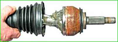 Sustitución de la junta de tracción de la rueda exterior