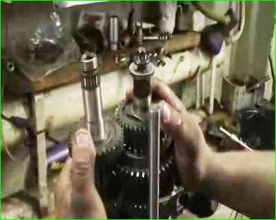 Как собрать коробку передач JH3